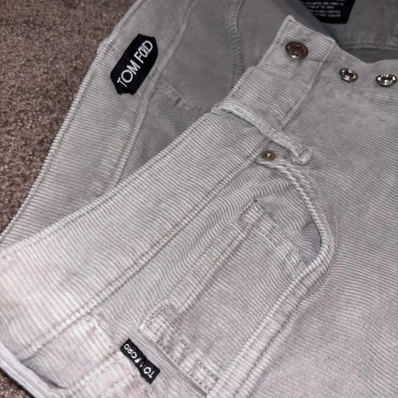 Tom Ford Corduroy Pants - Light Gray